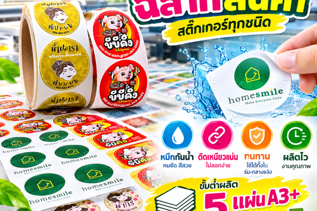 สติ๊กเกอร์ ฉลากสินค้า